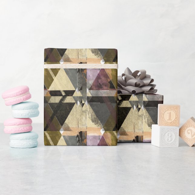 Modern abstrakt design presentpapper (Baby Shower)