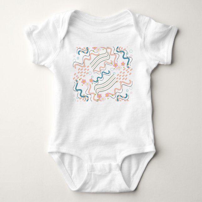 Modern abstrakt design t shirt (Framsida)