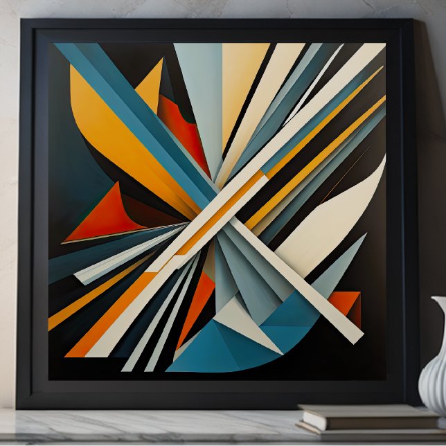 Modern abstrakt designterminism VI Poster (Skapare uppladdad)