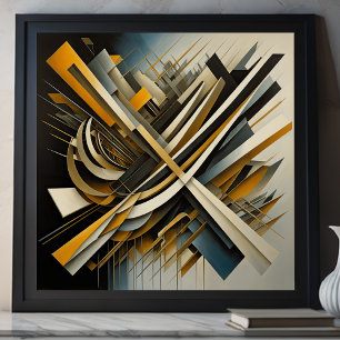 Modern abstrakt designterminism VII Poster