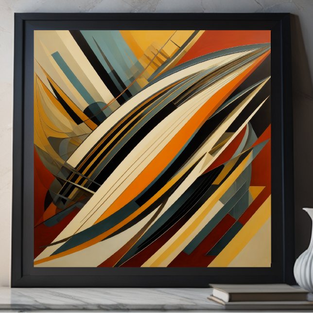 Modern abstrakt designterminism VIII Poster (Skapare uppladdad)