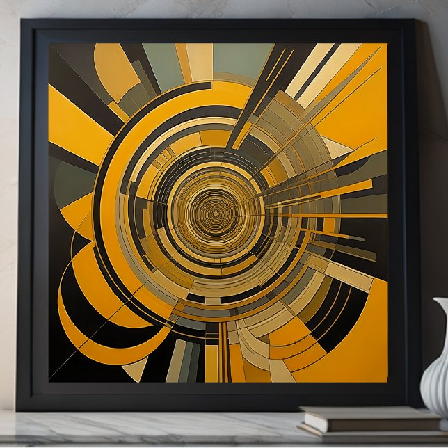 Modern abstrakt designterminism XI Poster (Skapare uppladdad)