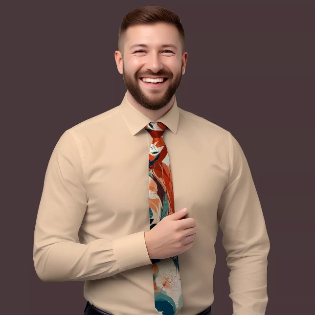 Modern abstrakt designtid med flerfärgad projektio slips (Skapare uppladdad)