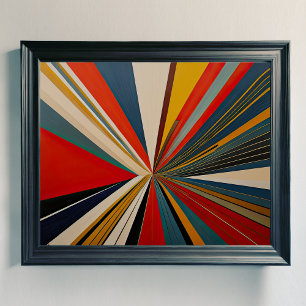 Modern abstrakt designuturism 4:5 poster