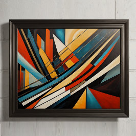 Modern abstrakt designuturism 4:5 poster