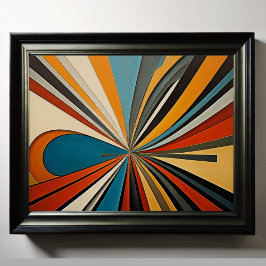 Modern abstrakt designuturism 4:5 poster