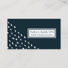 Modern Abstrakt Dots Geometric Mönster Visitkort