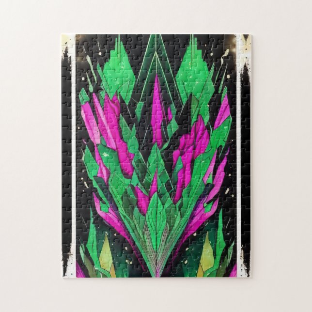 Modern Abstrakt Elegance Puzzle - 252 Delarare Pussel (Vertikal)