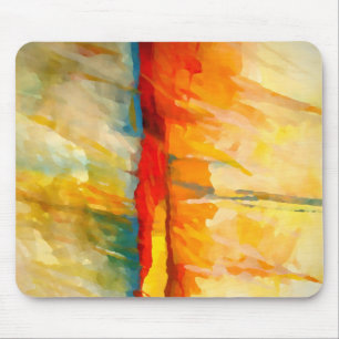 Modern Abstrakt Expressionist målar musknapp Musmatta