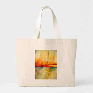 Modern Abstrakt Expressionist Painting Jumbo Tygkasse