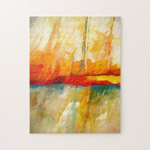 Modern Abstrakt Expressionist Painting Pussel