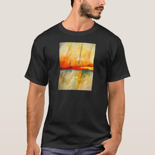 Modern Abstrakt Expressionist Painting Tröja (Framsida)