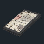 Modern Abstrakt Fabric Nylon Wallet i mitten av år<br><div class="desc">Den här Mid Century Modern Abstrakt Fabric Nylon Wallet har en kopia av en vintage 1950-talets struktur. Bakgrunden är seg med svarta linjer, guld linjer och guld-stjärnor. Strukturen har också moderna konsformer av grått och rosa. Det är en explosion från det förflutna! Det här är perfekten för alla som kärlek...</div>