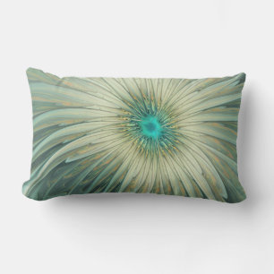 Modern Abstrakt Fantasy Flower Fractal Art Lumbarkudde
