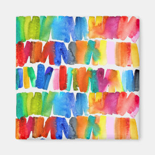 Modern abstrakt färg, galna färger magnet