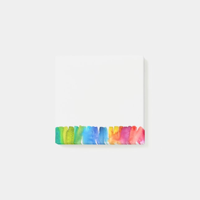 Modern abstrakt färg, galna färger post-it block (Framsida)