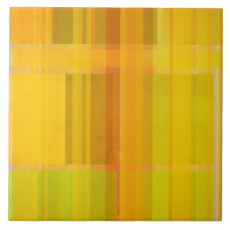 Modern Abstrakt | Färgämnet citrus Färg Kakelplatta
