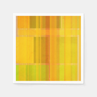 Modern Abstrakt | Färgämnet citrus Färg Pappersservett