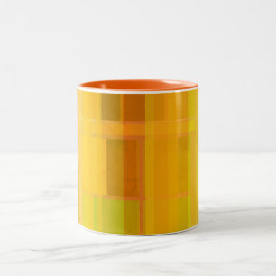 Modern Abstrakt Färgämnet citrus Färg Två-Tonad Mugg