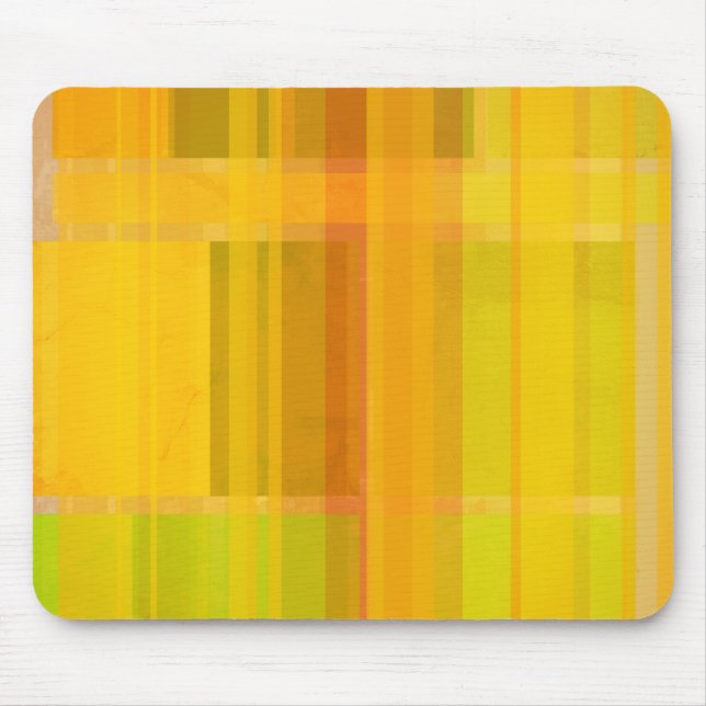 Modern Abstrakt | Färgglada Citrusfärger Musmatta (Framsidan)