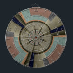 Modern Abstrakt Färgharmoni Fraktal Konst Grafik Darttavla<br><div class="desc">En modern abstrakt och unik fraktal konstgrafisk bild med populära färger.
Design för din darttavla och mer.</div>