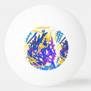 Modern Abstrakt Festive Paint Stänk Pingisboll