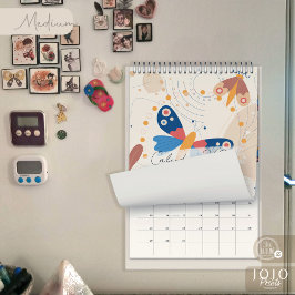 Modern Abstrakt Fjärilar Foto Kalender 2026