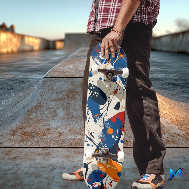 Modern Abstrakt Flow Skateboard - fetstil Organic (Skapare uppladdad)