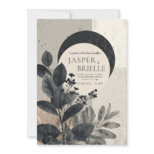 Modern Abstrakt Foliage Bröllop