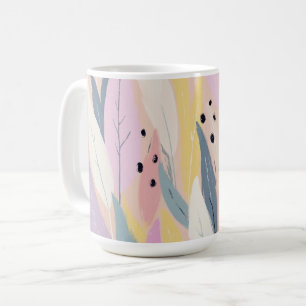 Modern Abstrakt Foliage Kaffemugg