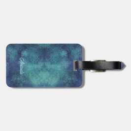 Modern Abstrakt för vattenbruk och Lila Bagagebricka