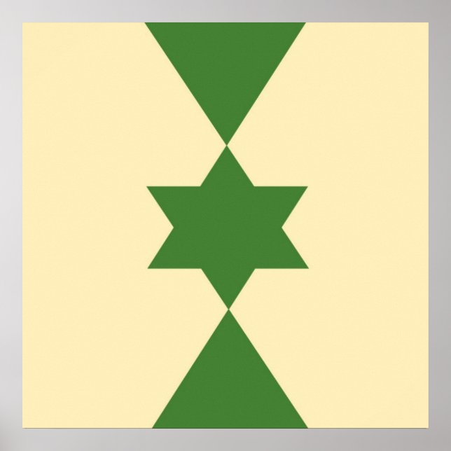 modern abstrakt formar konst poster (Framsidan)