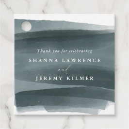 Modern Abstrakt Formell Bröllop-favorittaggar Gåvor Etiketter