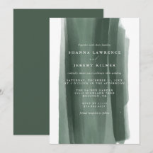 Modern Abstrakt Formell Bröllop |