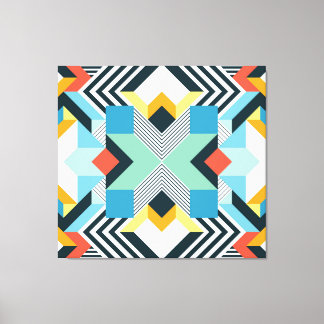 Modern Abstrakt Geometric Mönster. Canvastryck