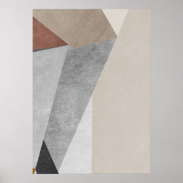 Modern Abstrakt Geometric Mönster Wall Art Poster