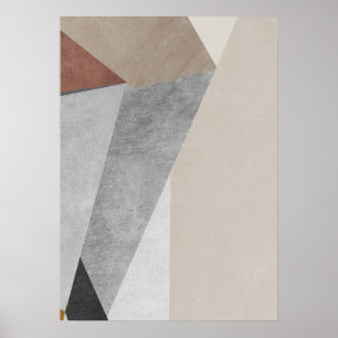 Modern Abstrakt Geometric Mönster Wall Art Poster