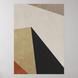 Modern Abstrakt Geometric Mönster Wall Art Poster