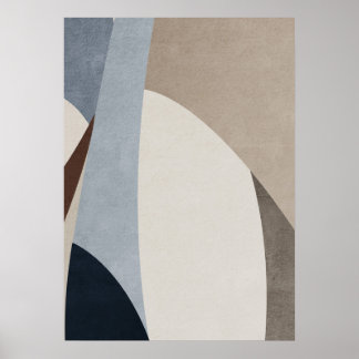Modern Abstrakt Geometric Mönster Wall Art Poster