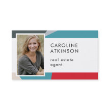 Modern Abstrakt Geometric Photo QR-kod