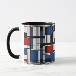 Modern Abstrakt Geometric Wall Art Mugg
