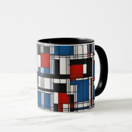 Modern Abstrakt Geometric Wall Art Mugg
