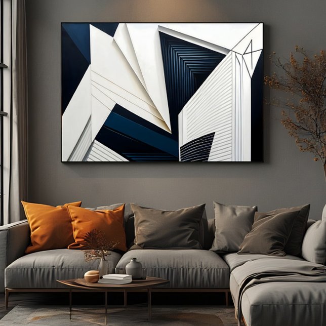 Modern Abstrakt Geometrisk Arkitektur Poster (Skapare uppladdad)