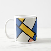 modern abstrakt geometrisk färgblockmönsterdesign