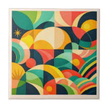 Modern Abstrakt Geometrisk