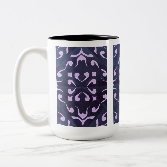 Modern Abstrakt Geometrisk Klassisk Mugg  (Vänster)