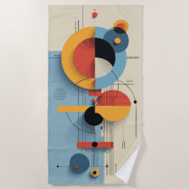 Modern Abstrakt Geometrisk Konstkomposition