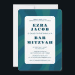 Modern Abstrakt Grönt Blue Anpassningsbar Pub Mitz Inbjudningar<br><div class="desc">Perfekt-kort för att tillkännage ett bat mitzvah, pub mitzvah eller annat judiskt firande! Hand skapade konst åt dig. FULLT ANPASSADE! Klicka på "Anpassa" ovan om du vill redigera texten. Klicka på "Redigera med design verktyg" om du vill justera typsnitt, färg och placeringar och ta bort baksidans design om du vill...</div>