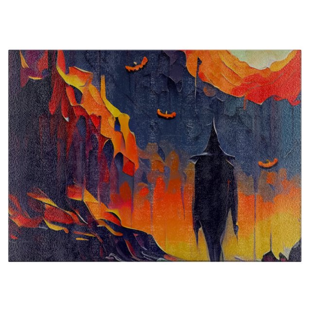 Modern Abstrakt Halloween Natt (Framsidan)