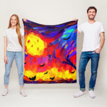 Modern Abstrakt Halloween Natt